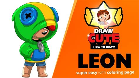 dessin brawl stars leon|How to Draw Leon from Brawl Stars